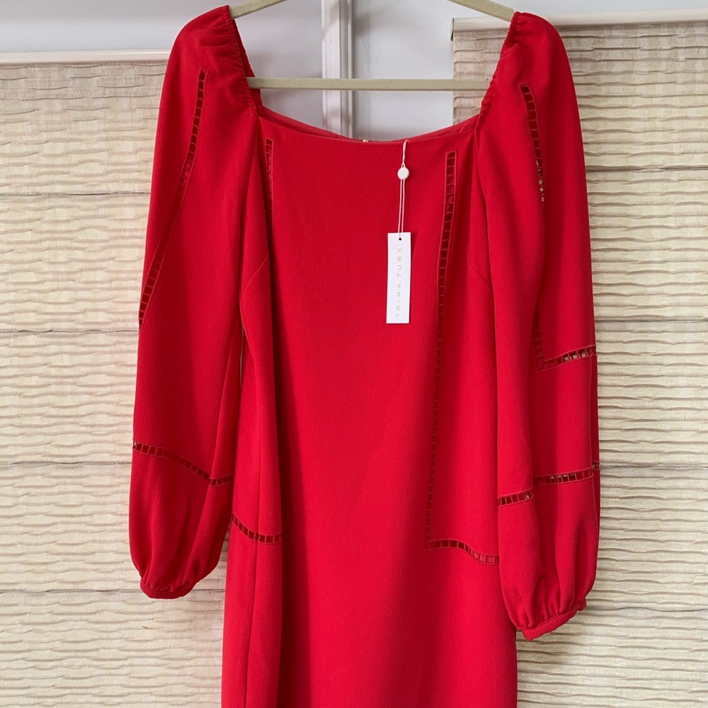 Trina Turk geranium dress